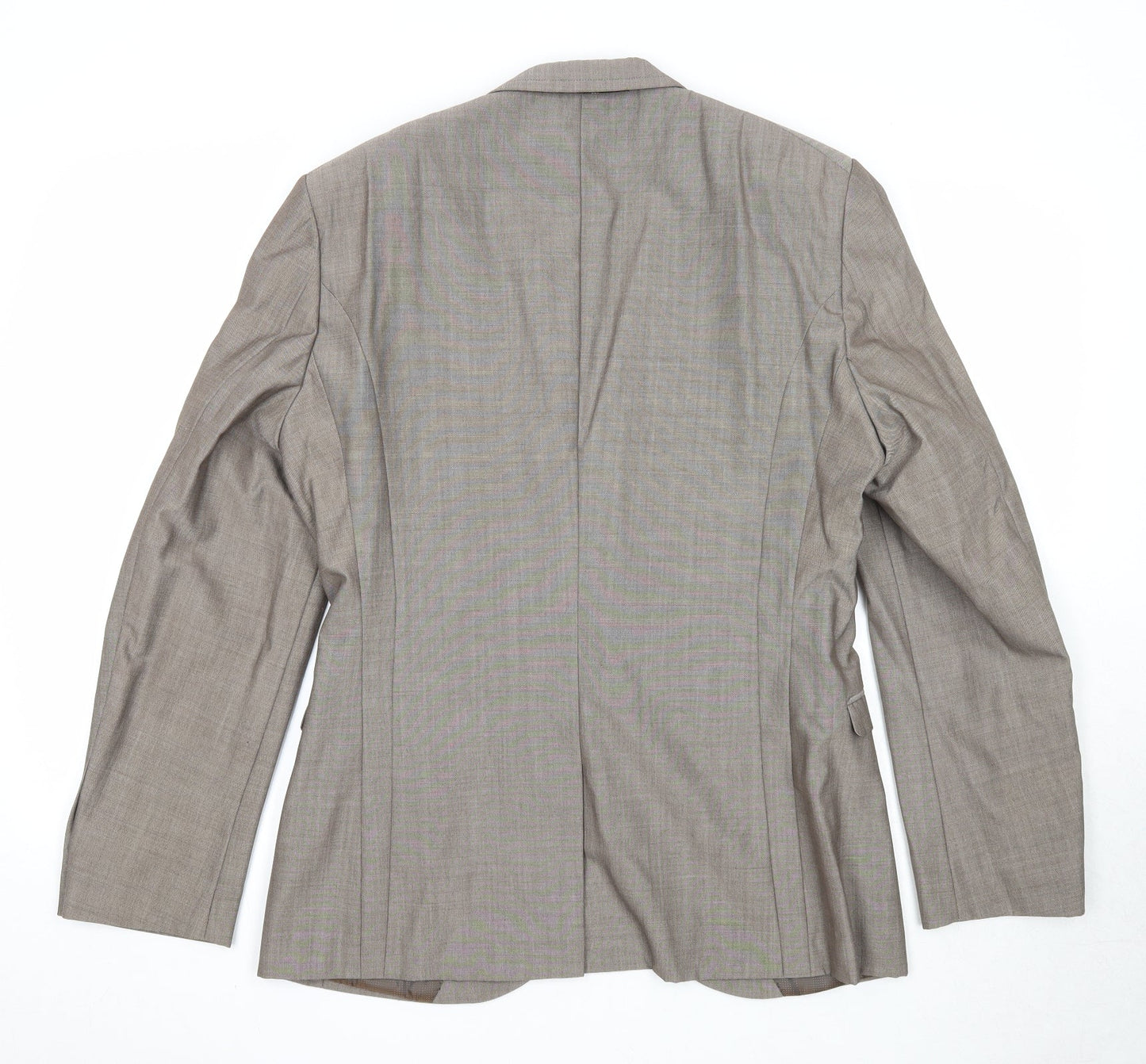 Mens UK Size 40 NEXT Regular Beige Suit Jacket