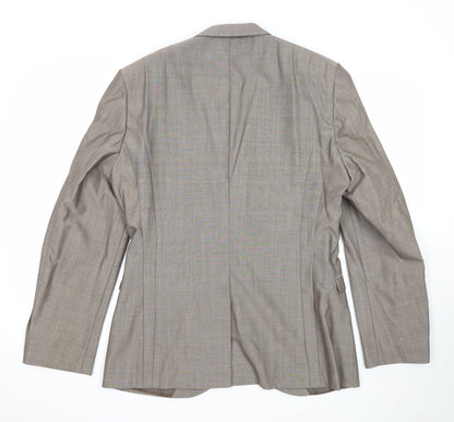 Mens UK Size 40 NEXT Regular Beige Suit Jacket