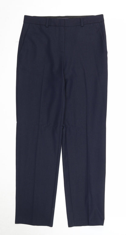 Womens UK Size 10 Marks and Spencer Regular Fit  Blue Trousers