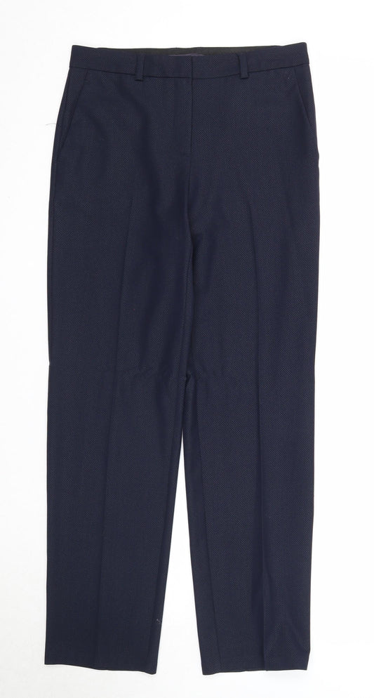 Womens UK Size 10 Marks and Spencer Regular Fit  Blue Trousers