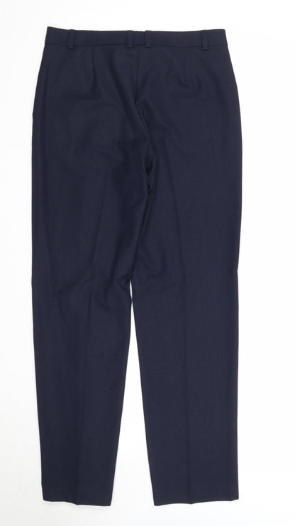 Womens UK Size 10 Marks and Spencer Regular Fit  Blue Trousers