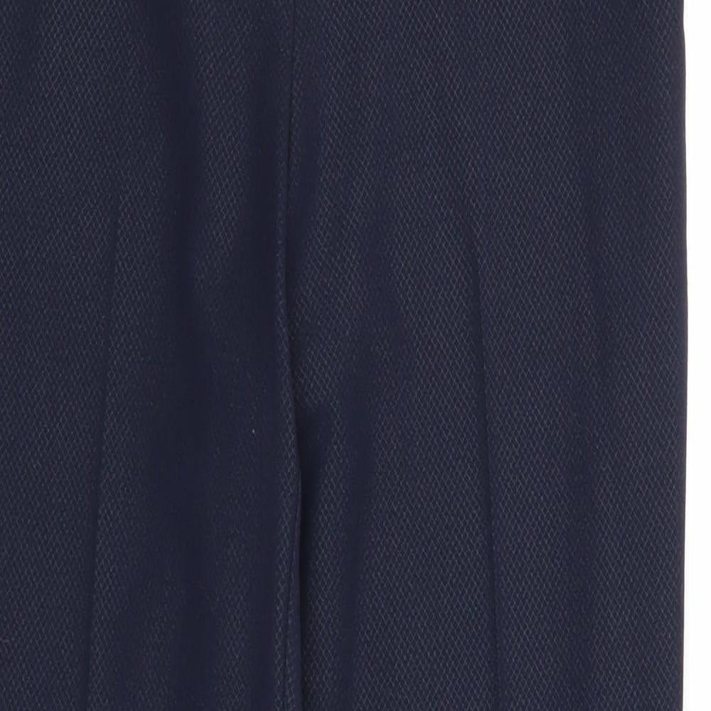 Womens UK Size 10 Marks and Spencer Regular Fit  Blue Trousers