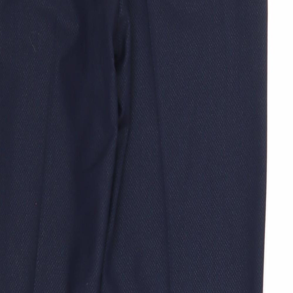 Womens UK Size 10 Marks and Spencer Regular Fit  Blue Trousers