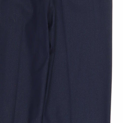 Womens UK Size 10 Marks and Spencer Regular Fit  Blue Trousers
