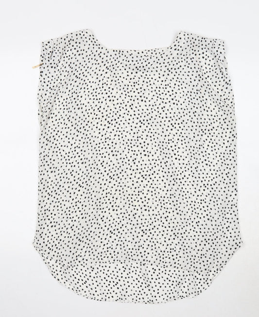Womens UK Size 14 Glassons White Basic Tank