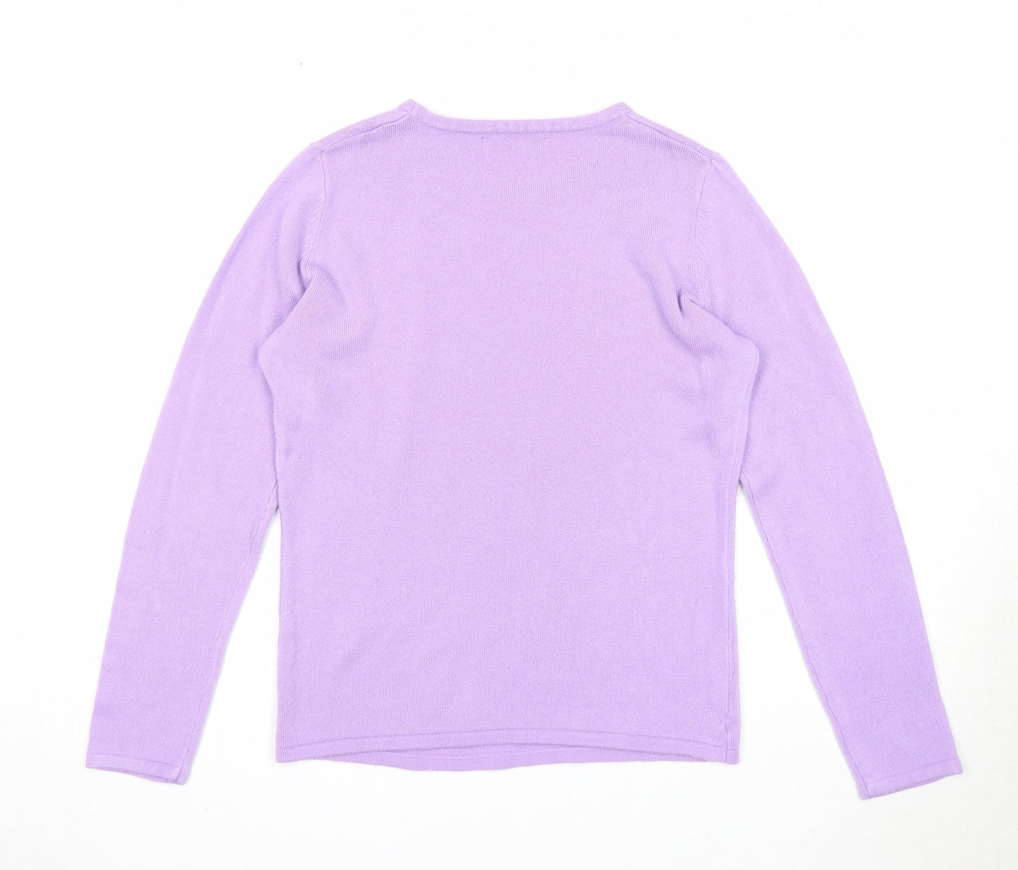 Womens UK Size XS Bonmarché Purple Pullover Jumper