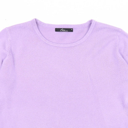 Womens UK Size XS Bonmarché Purple Pullover Jumper