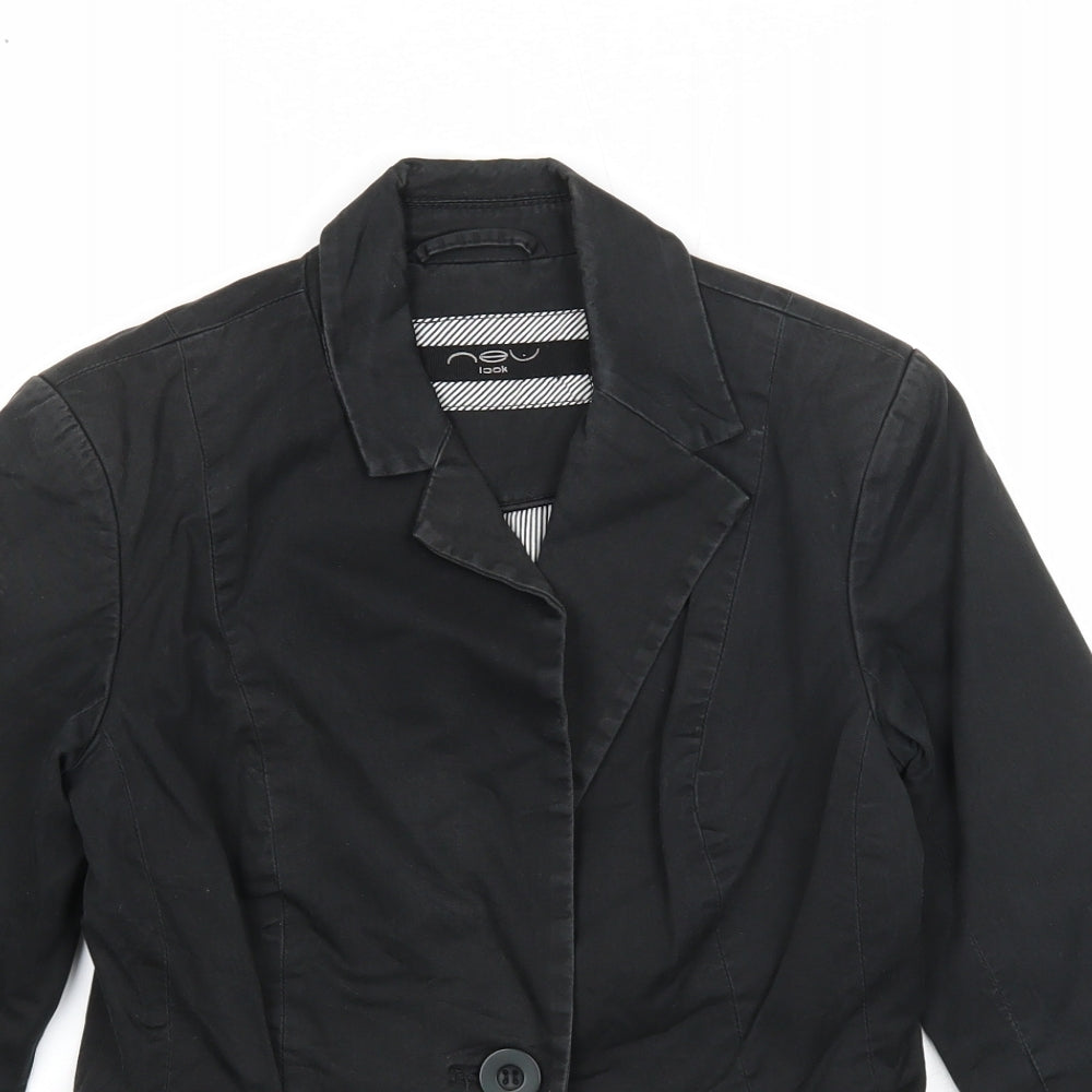 Womens UK Size 8 New Look Black Jacket