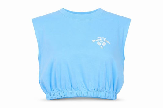 Womens UK Size M Divided by H&M Blue Basic Tank