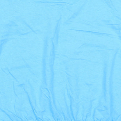 Womens UK Size M Divided by H&M Blue Basic Tank