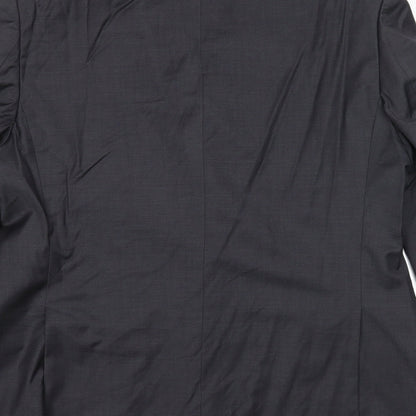 Autograph Mens Black Wool Jacket Suit Jacket Size 44 Regular