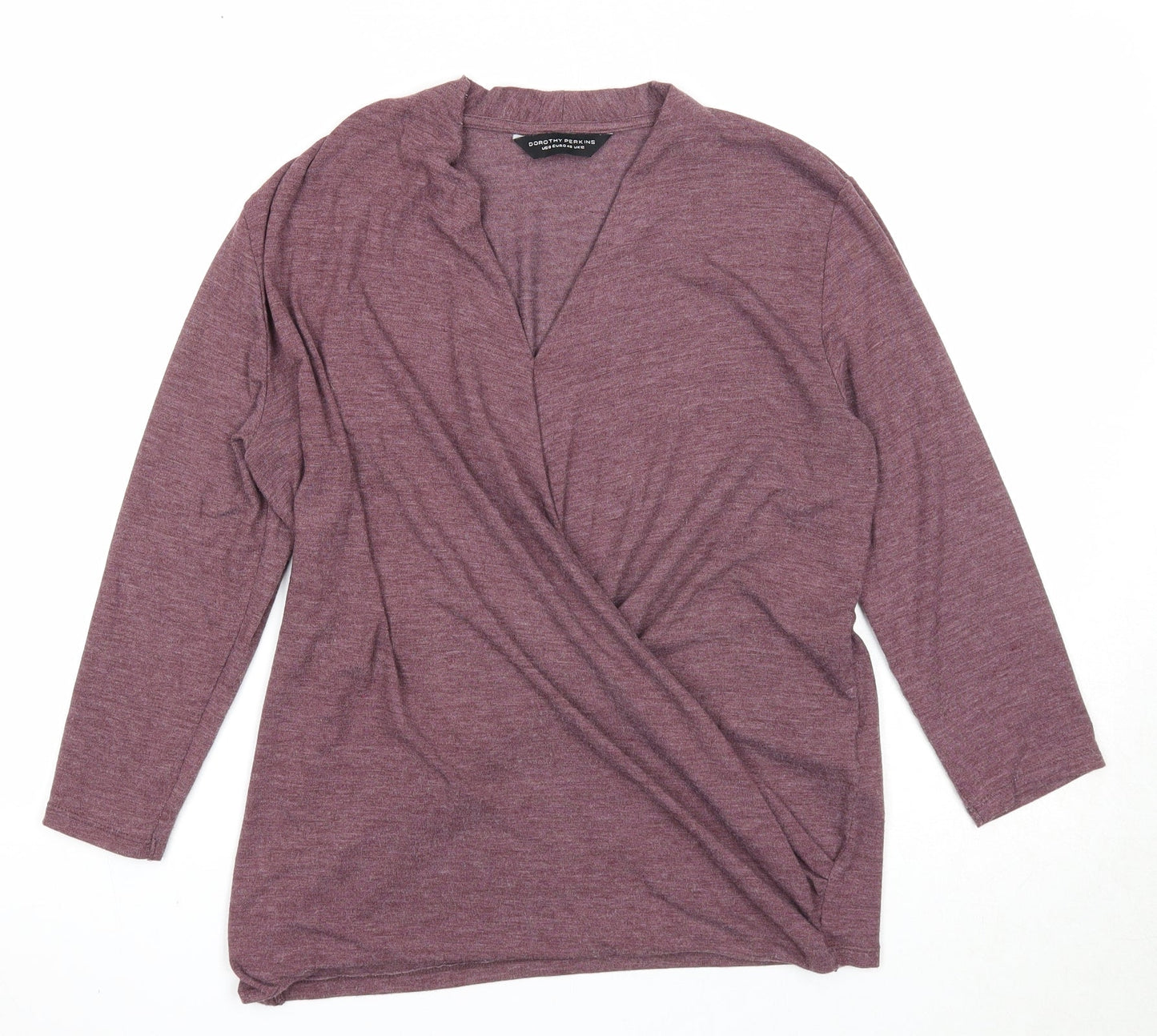Womens UK Size 12 Dorothy Perkins Purple Pullover Jumper