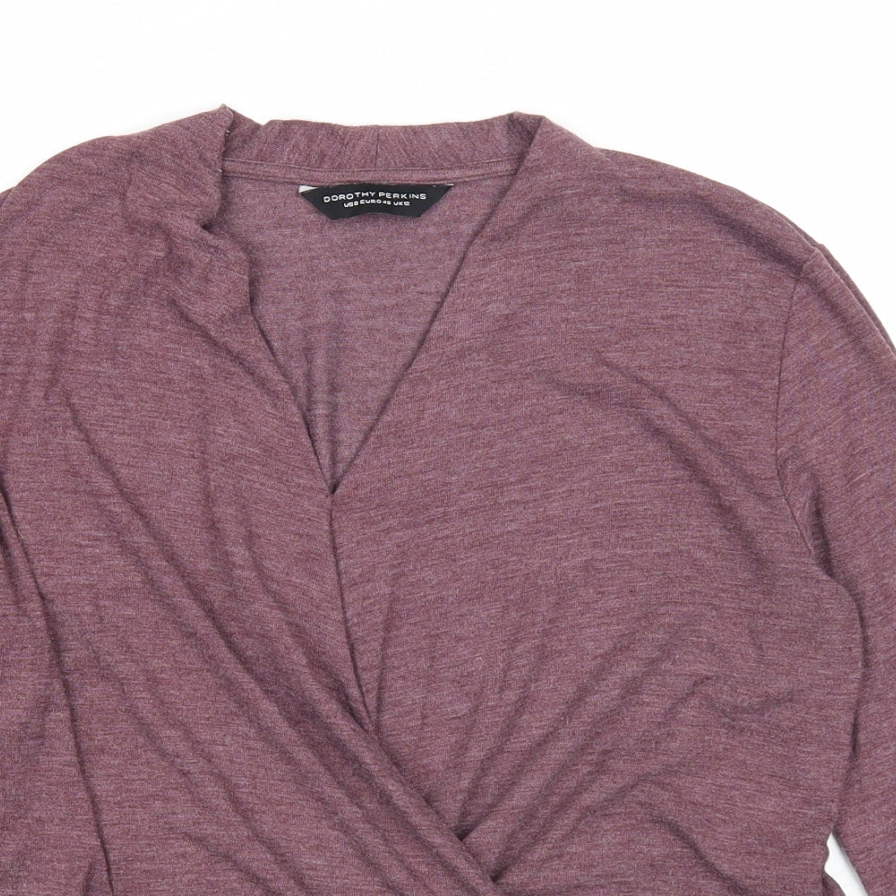 Womens UK Size 12 Dorothy Perkins Purple Pullover Jumper