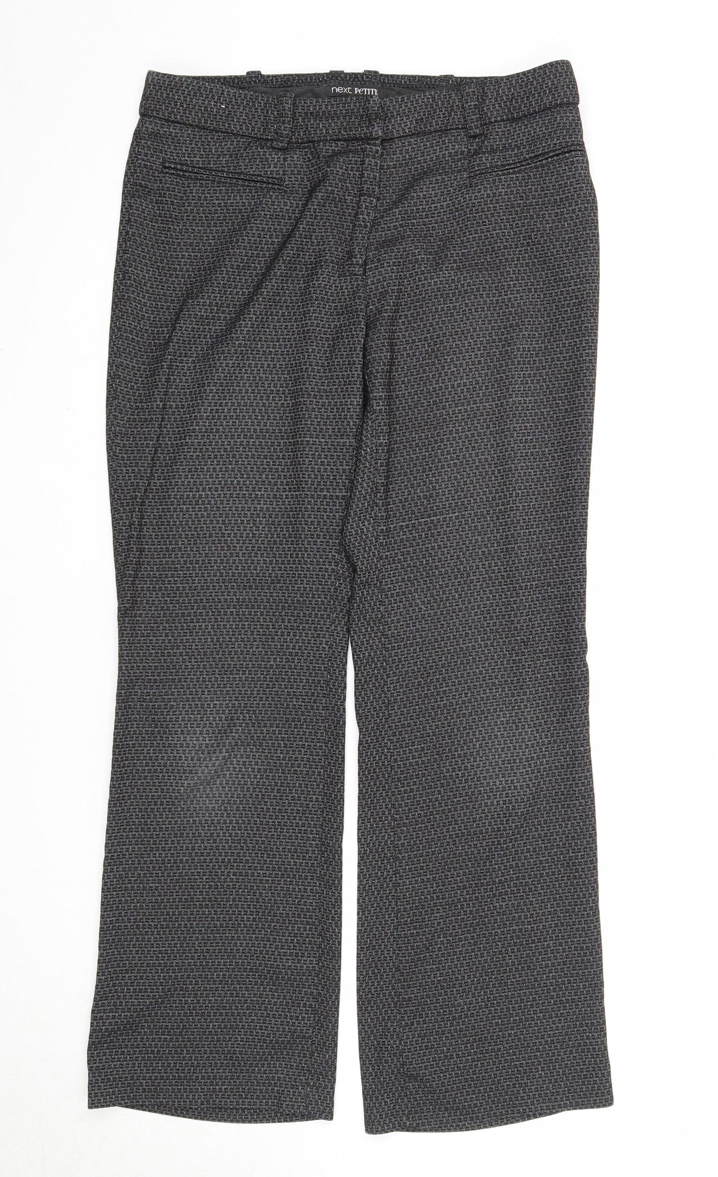 Womens UK Size 10 NEXT Regular Fit  Black Trousers