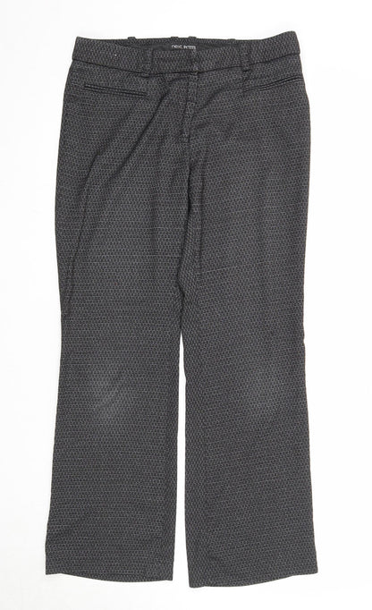 Womens UK Size 10 NEXT Regular Fit  Black Trousers