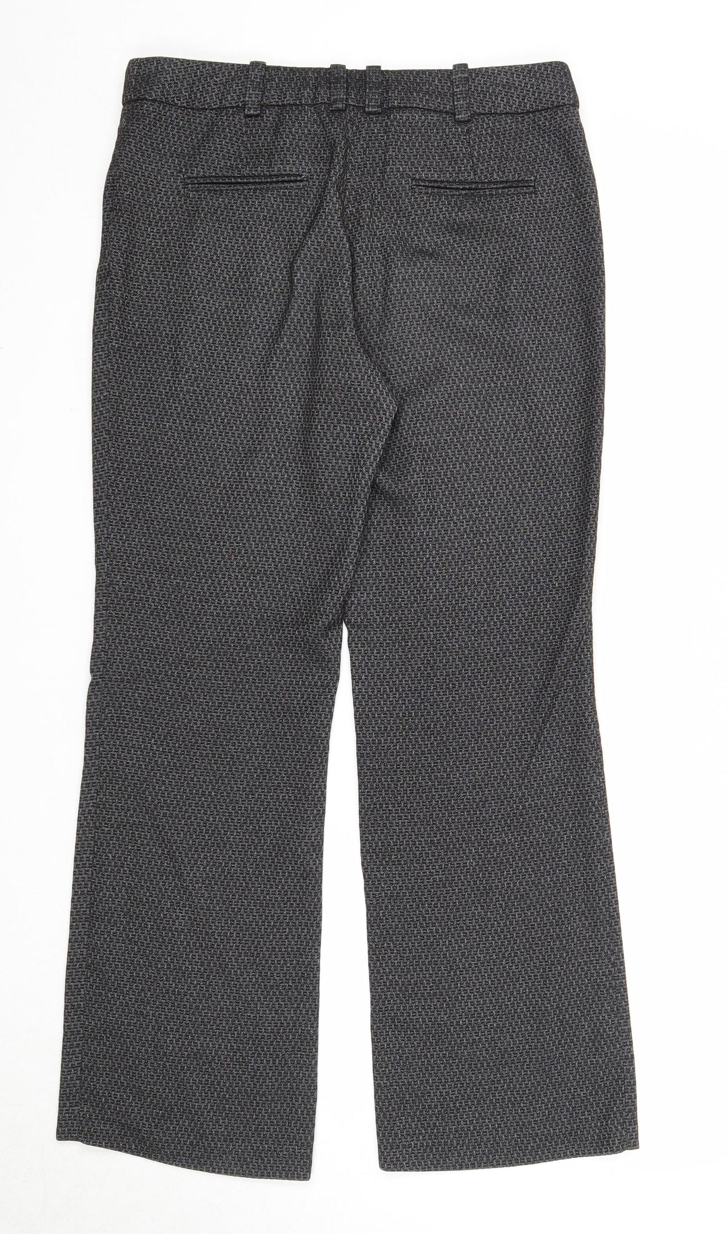Womens UK Size 10 NEXT Regular Fit  Black Trousers