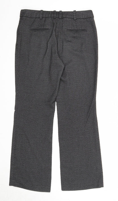 Womens UK Size 10 NEXT Regular Fit  Black Trousers