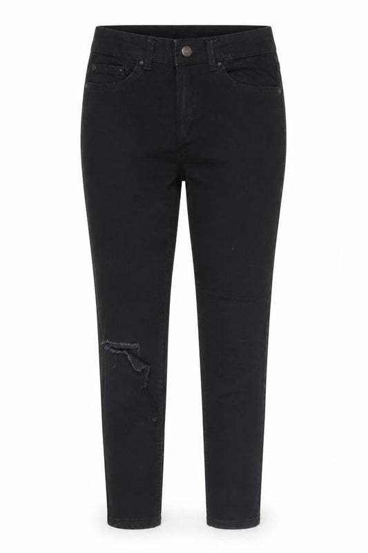 Womens UK Size 8 Bershka Regular Fit Skinny Black Jeans