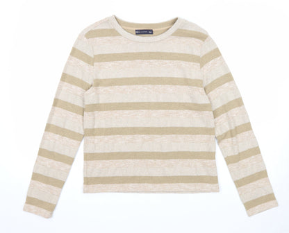 Womens UK Size 12 Marks and Spencer Beige Pullover Jumper