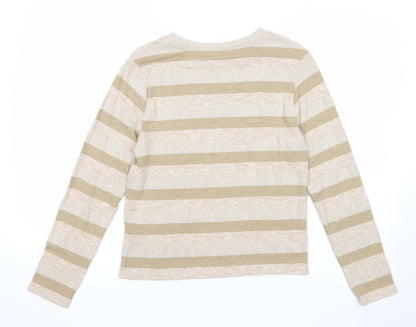 Womens UK Size 12 Marks and Spencer Beige Pullover Jumper