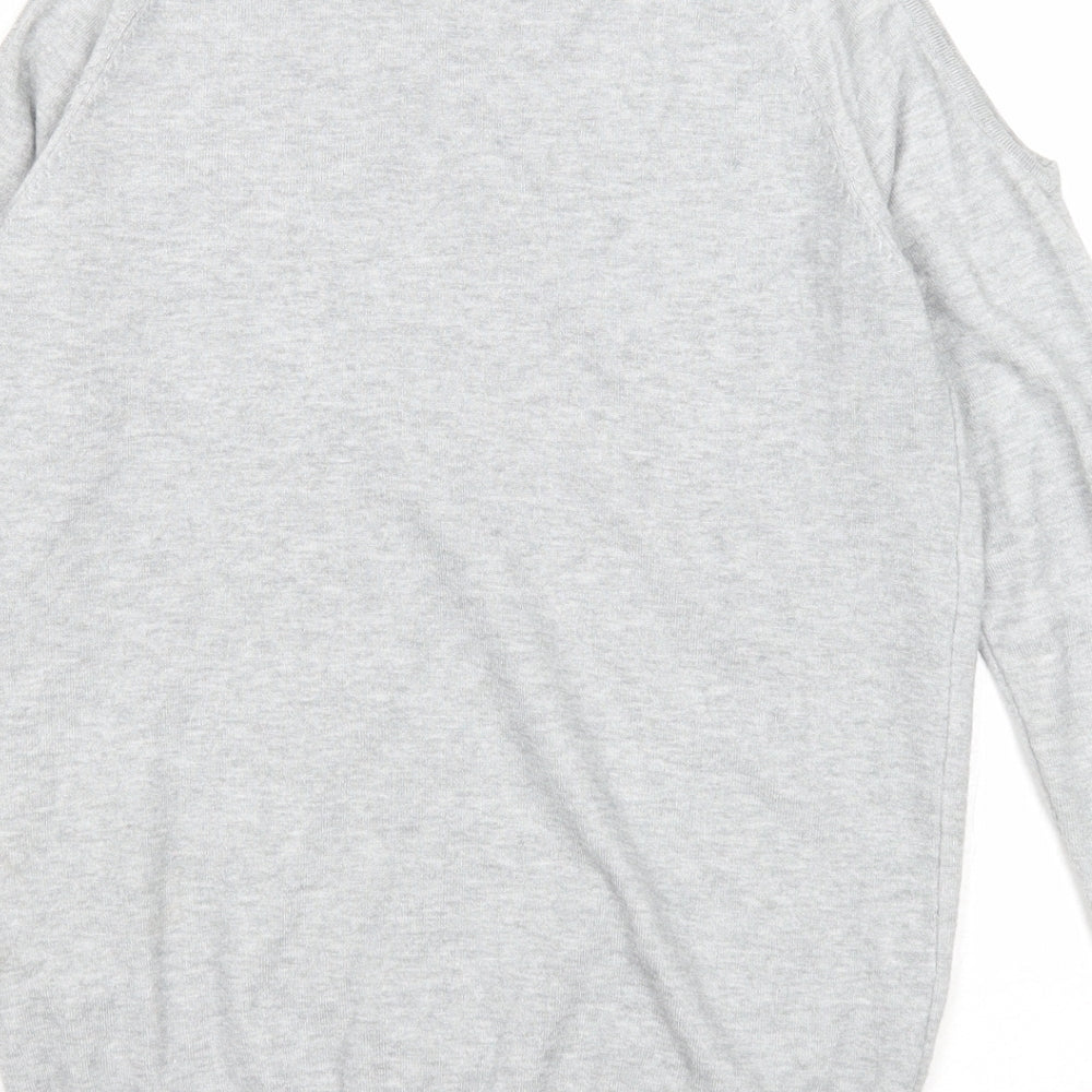 Womens UK Size 8 Dorothy Perkins Grey Pullover Jumper