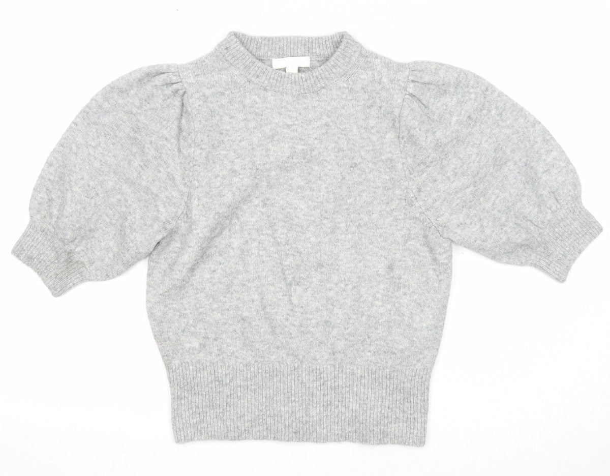 Womens UK Size S H&M Grey Pullover Jumper