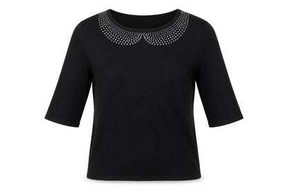 Womens UK Size S Bonmarché Black Pullover Jumper