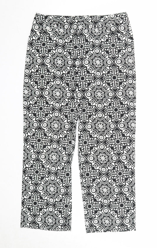 Womens UK Size 4 Talbots Regular Fit  Black Trousers