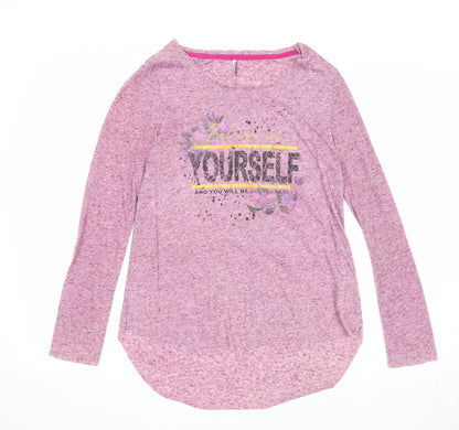 Womens UK Size S Only Pink Basic T-Shirt