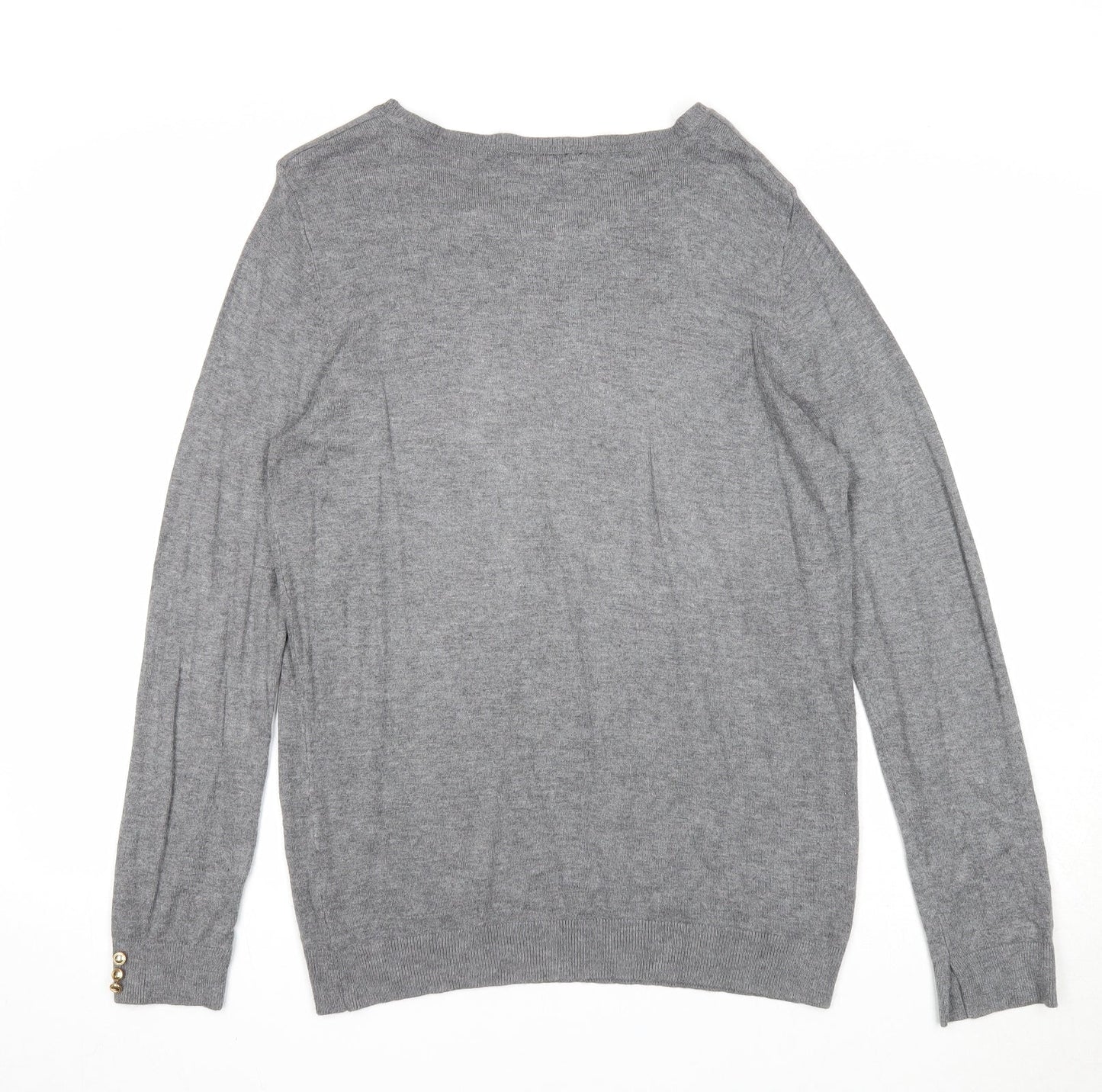 Womens UK Size 16 Dorothy Perkins Grey Pullover Jumper