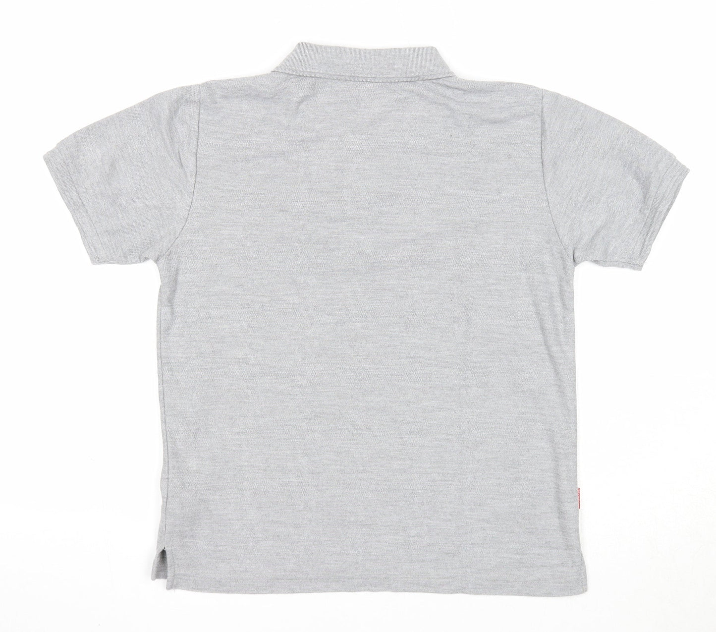 Slazenger Boys Grey Polyester Basic Polo Size 11-12 Years Collared Button