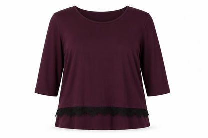 Womens UK Size 16 Wallis Purple Basic Blouse