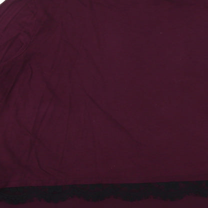 Womens UK Size 16 Wallis Purple Basic Blouse