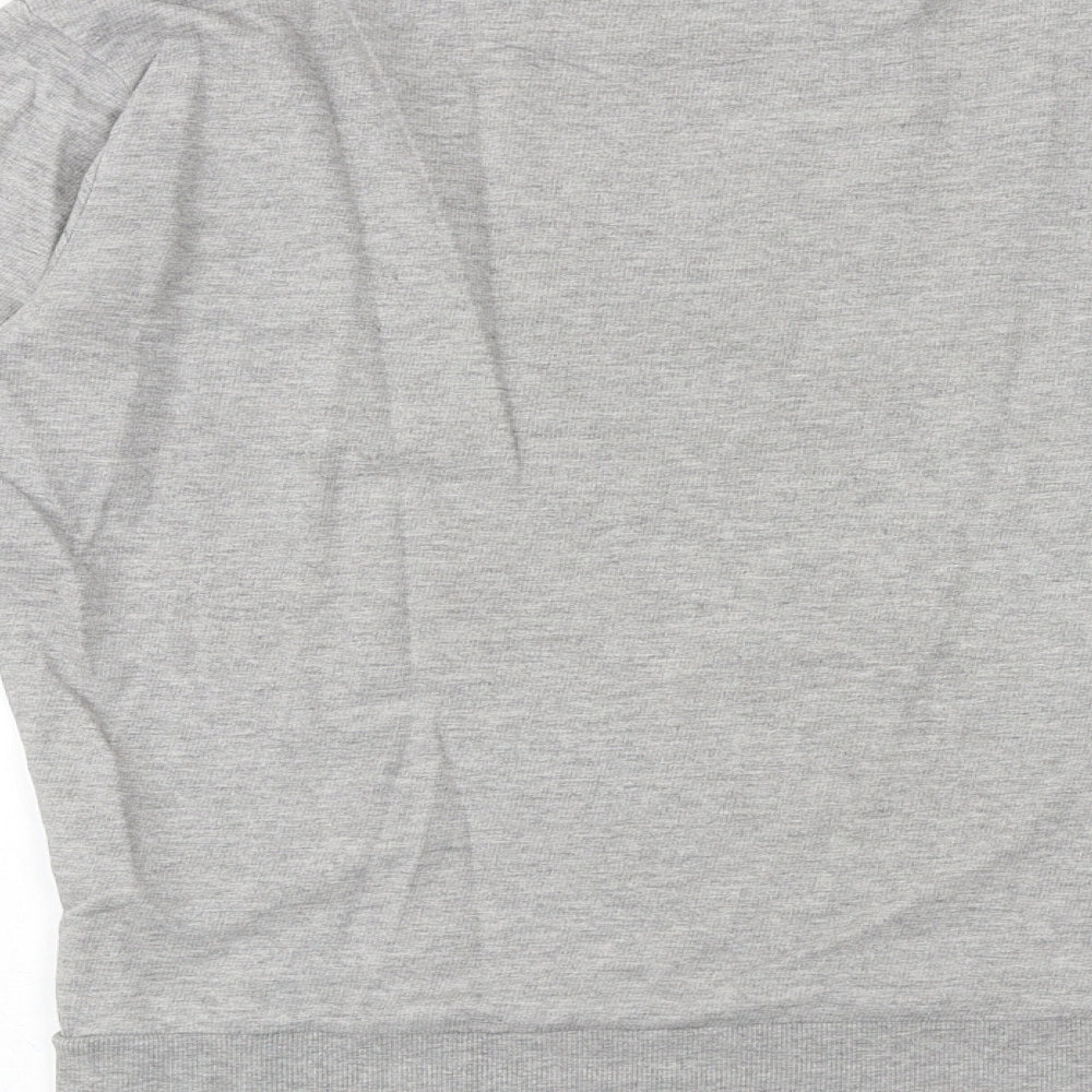 H&M Womens Grey Cotton Pullover Sweatshirt Size M Pullover