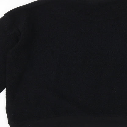 Topshop Womens Black Cotton Pullover Sweatshirt Size 8 Pullover - California Surfing Association