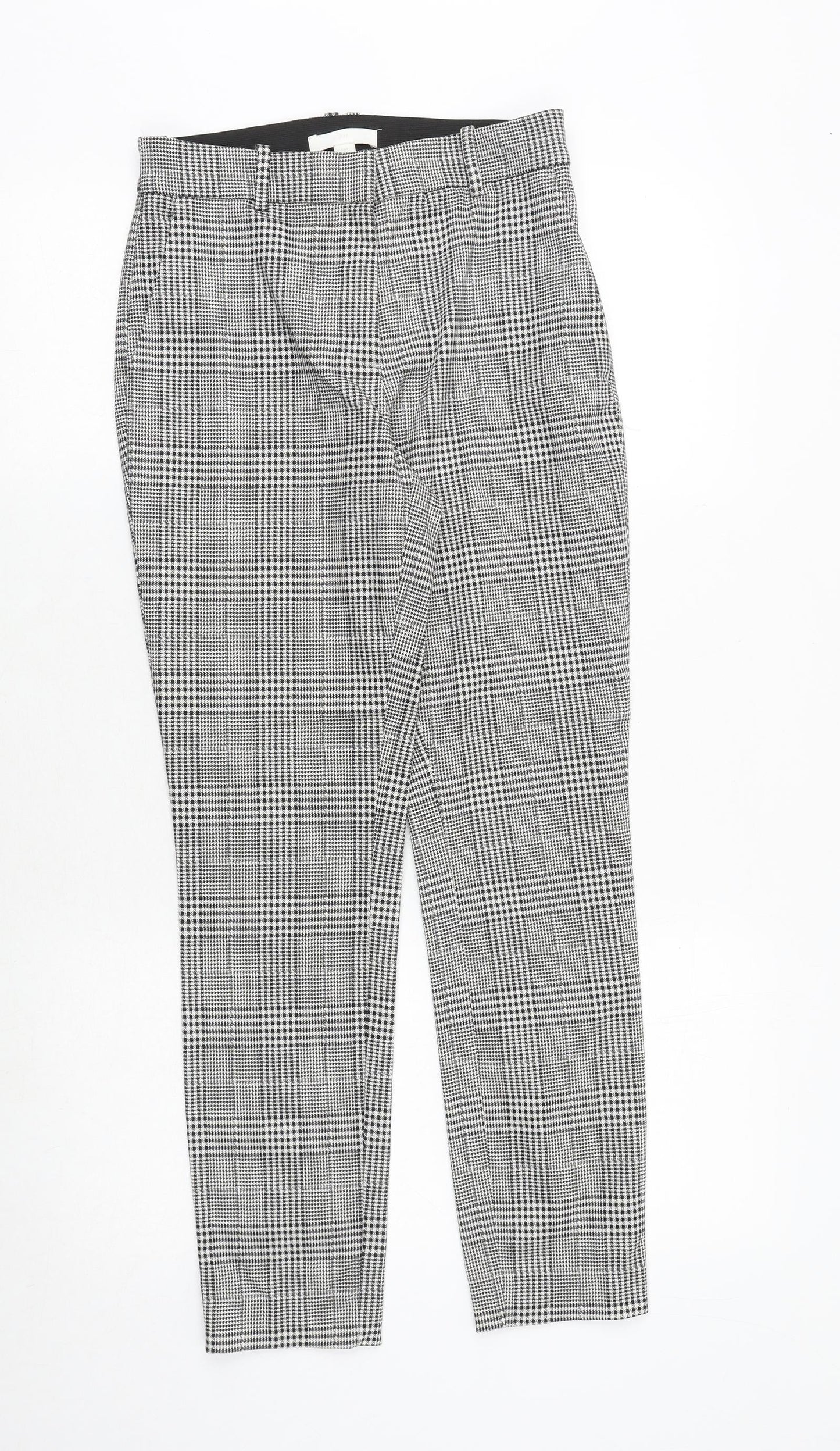 Womens UK Size 8 H&M Regular Fit  Grey Trousers