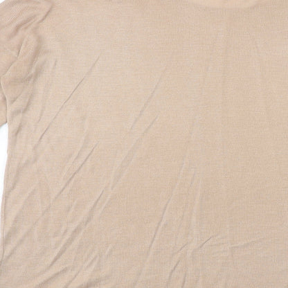 Womens UK Size XS H&M Beige Pullover Jumper