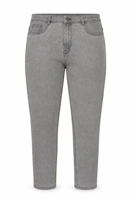 Only Womens Grey Cotton Skinny Jeans Size XL Regular Zip