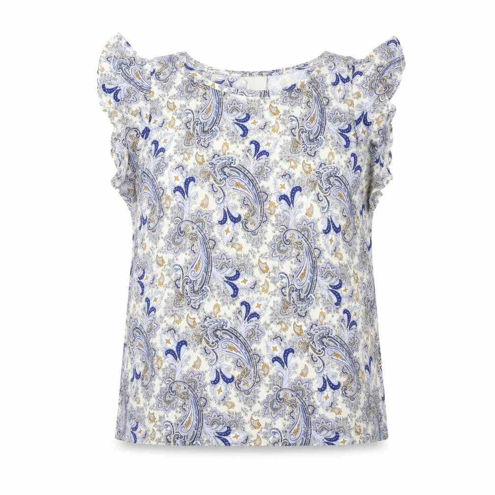 Womens UK Size M H&M Blue Basic Blouse
