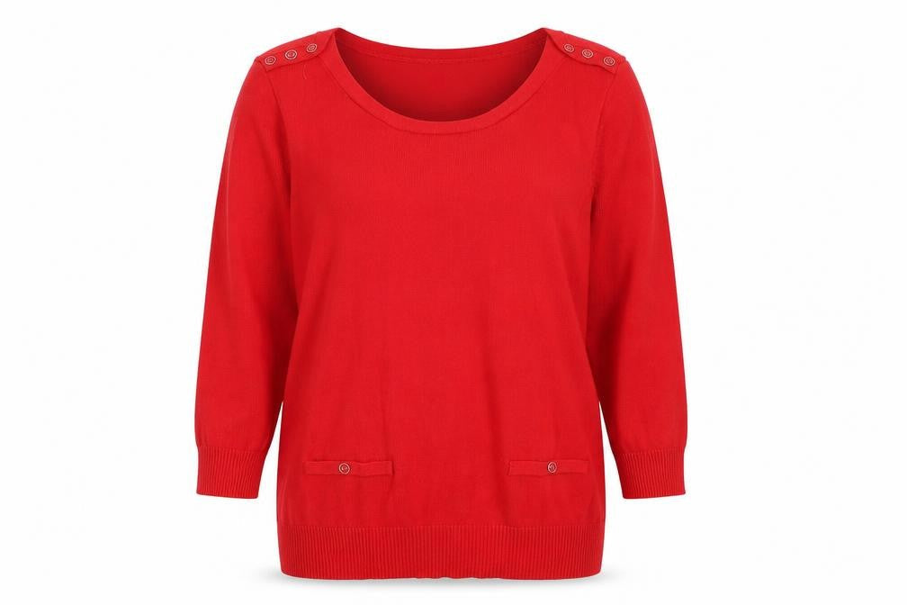 Womens UK Size 14 BHS Red Pullover Jumper