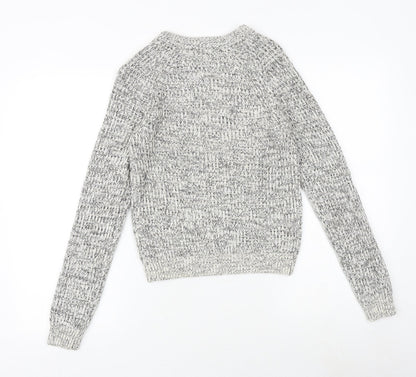 Womens UK Size XS H&M Grey Pullover Jumper