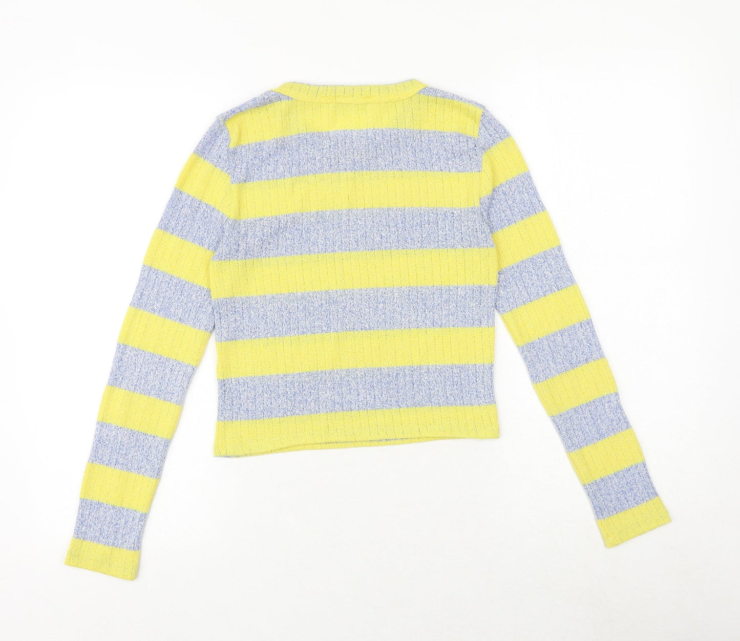 Womens UK Size S Bershka Multicoloured Pullover Jumper