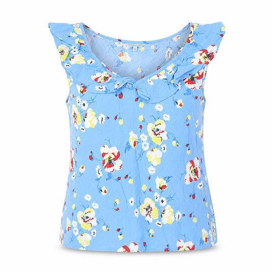 Womens UK Size 10 Dickins & Jones Blue Basic Tank