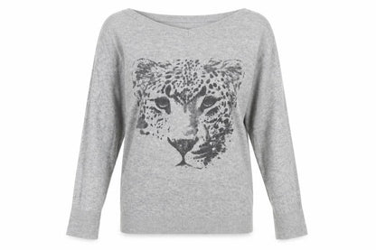 Womens UK Size 8 New Look Grey Pullover Jumper