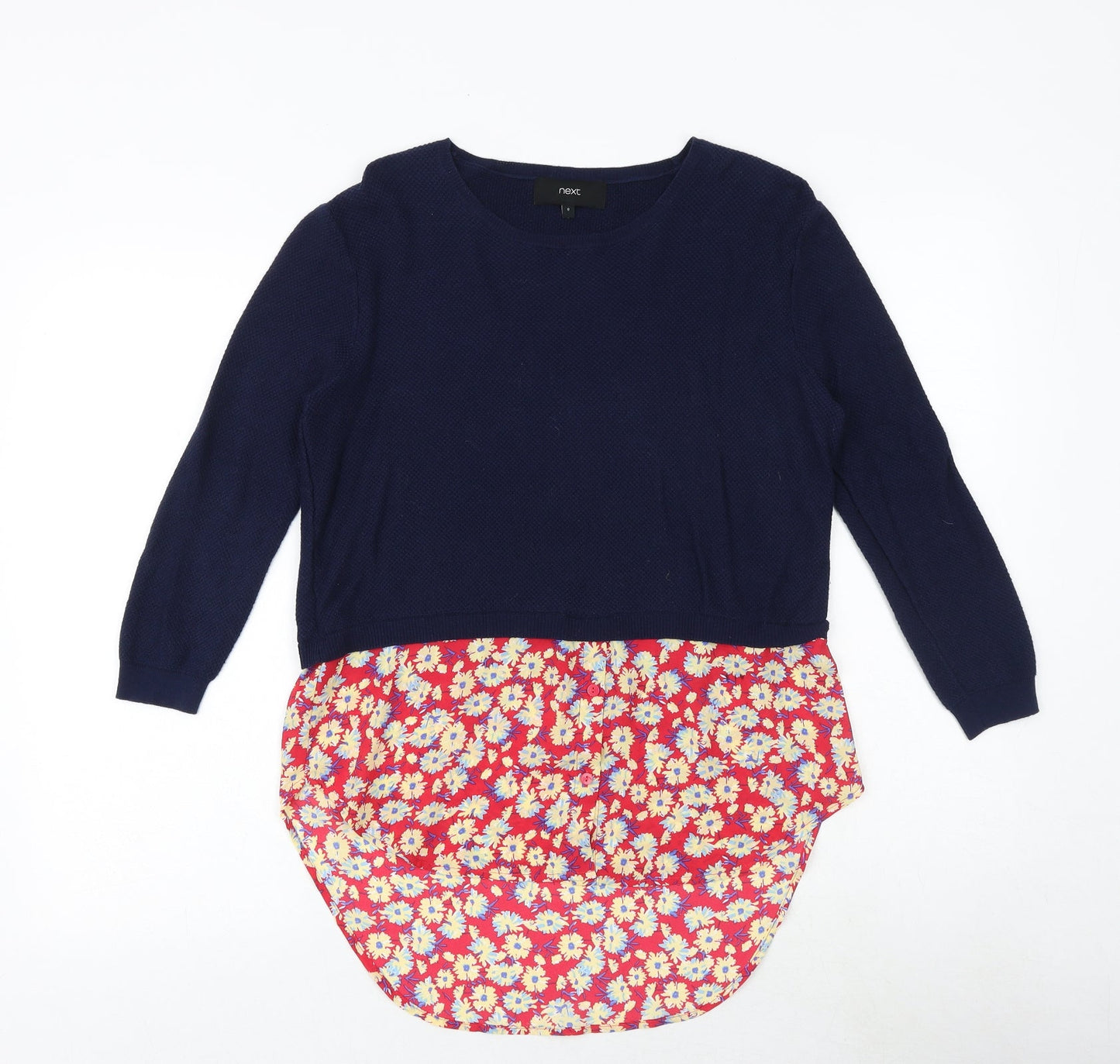 Womens UK Size 8 NEXT Blue Pullover Jumper