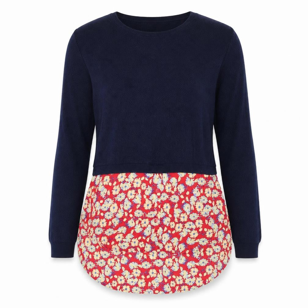 Womens UK Size 8 NEXT Blue Pullover Jumper