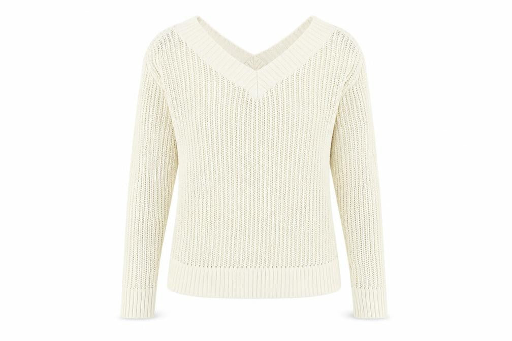 Womens UK Size XS NEXT Beige Pullover Jumper