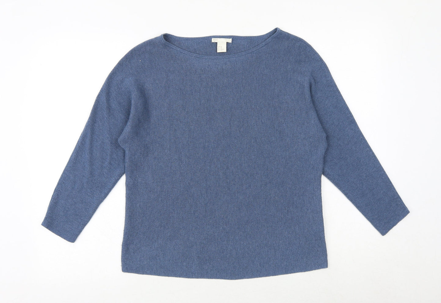 Womens UK Size XS H&M Blue Pullover Jumper