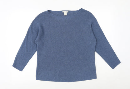 Womens UK Size XS H&M Blue Pullover Jumper