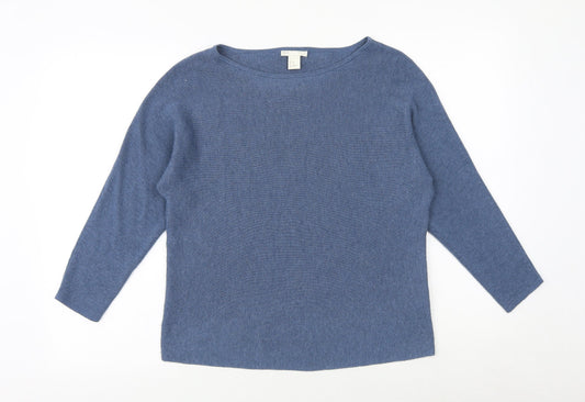 Womens UK Size XS H&M Blue Pullover Jumper